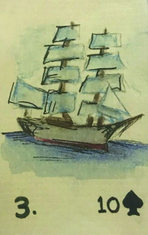 Карта Ленорман Корабль